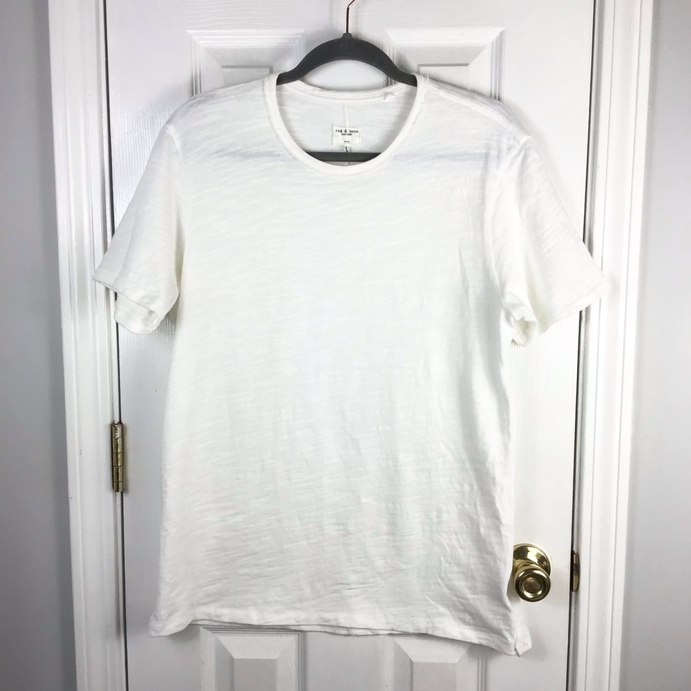 Rag & Bone Classic Flame Short Sleeve Tee Cotton T-Shirt Men’s Size Medium